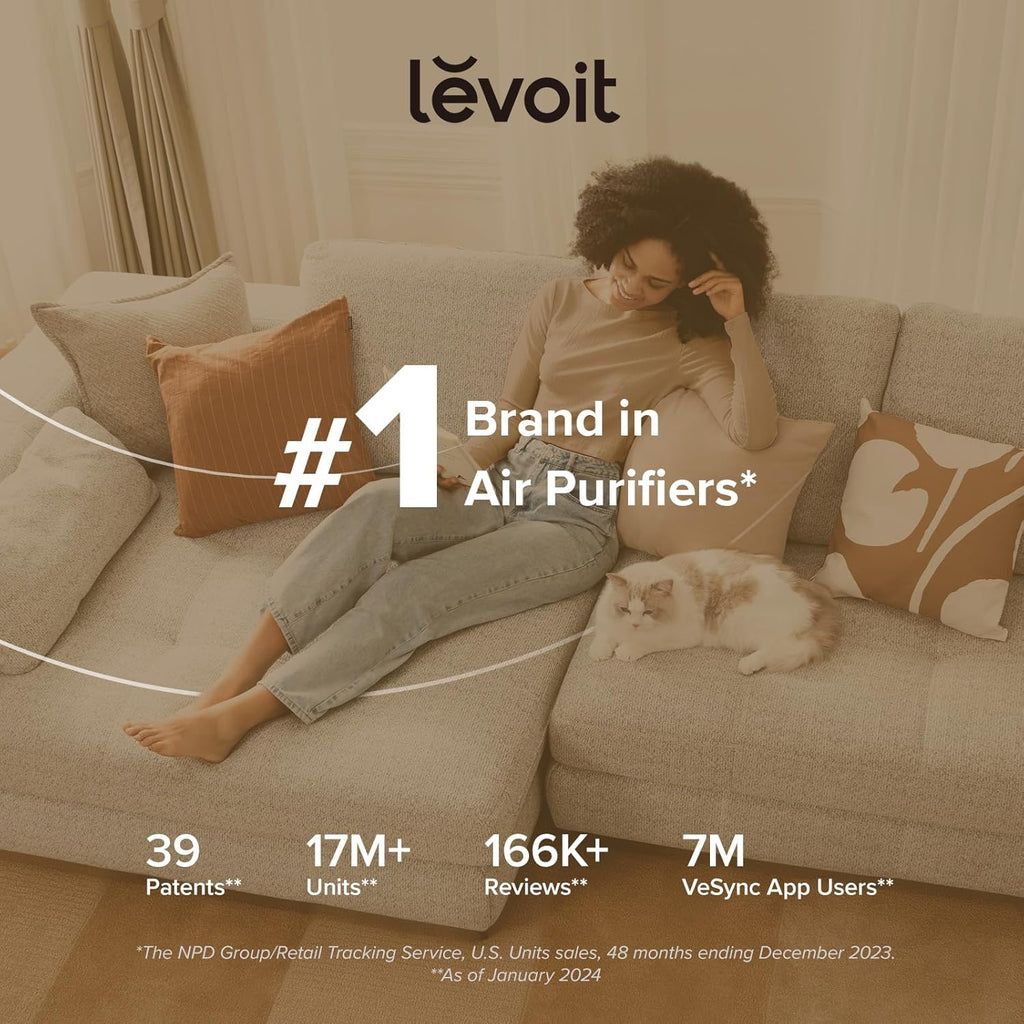 LEVOIT Air Purifiers for Bedroom Home AED 179/-